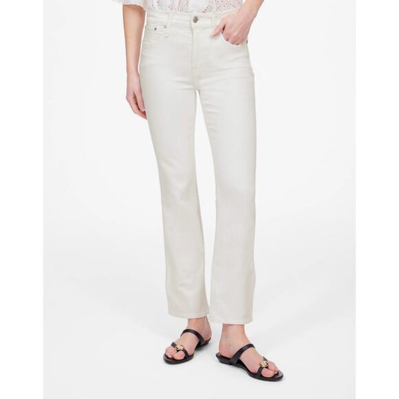Madewell Mid Rise Kick Out Ankle Length Jeans US Women's 25 Tall - Picture 1 of 6